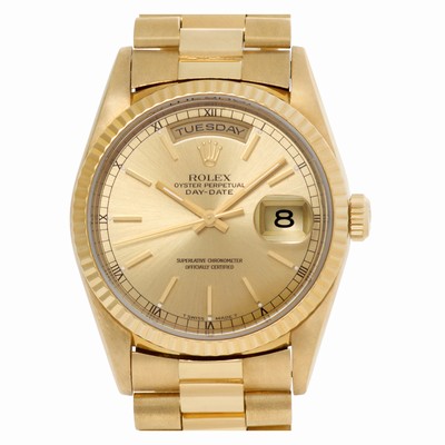 Rolex 18238 Day-Date Automatic Male 18k yellow gold Replica Watches