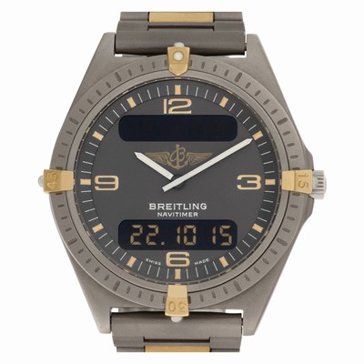 Breitling 80360 Aerospace Quartz Male 18k & Titanium Replica Watches