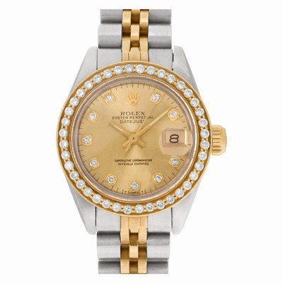 Rolex 6917 Datejust Automatic Female 14k gold & Stainless Steel Replica Watches