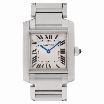 Cartier WSTA0005 Tank Francaise Quartz Female Stainless Steel Replica Watches