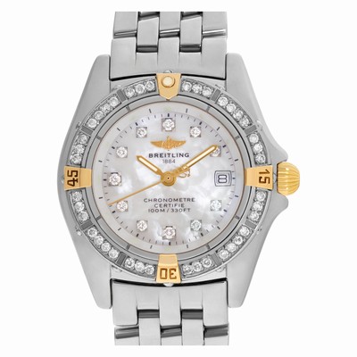 Breitling B72345 Callistino Quartz Female 18k gold & Stainless Steel Replica Watches