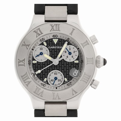 Cartier w1012502 Chronoscaph 21 Quartz Female Stainless Steel Replica Watches