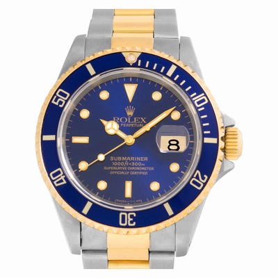 Rolex 16613 Submariner Automatic Male 18k gold & Stainless Steel Replica Watches