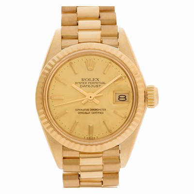 Rolex 6927 Datejust Automatic Female 18k yellow gold Replica Watches
