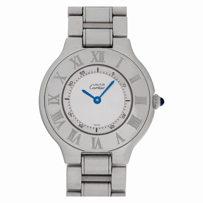 Cartier W10109T2 Must 21 Quartz Female Stainless Steel Replica Watches