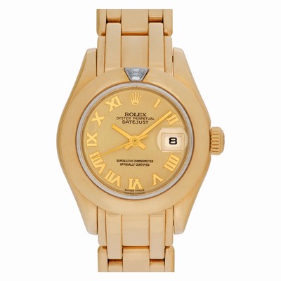 Rolex 80328 Pearlmaster Automatic Female 18k yellow gold Replica Watches