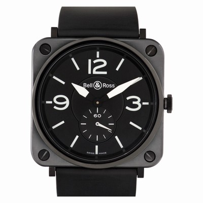 Bell & Ross BR S Ceramic Matte Quartz Unisex Stainless Steel Replica Watches