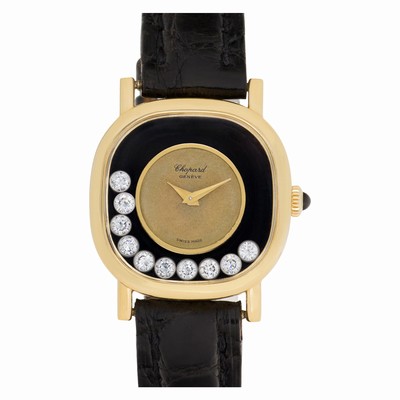 Chopard G 3355 Happy Diamond Manual Female 18k yellow gold Replica Watches