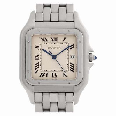 Cartier W25032P5 Panthere Quartz Male Stainless Steel Replica Watches