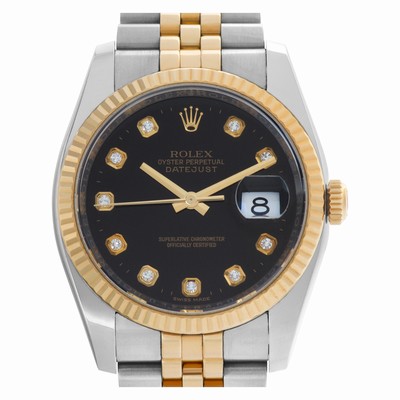 Rolex 116233 Datejust Automatic Unisex 18k gold & Stainless Steel Replica Watches
