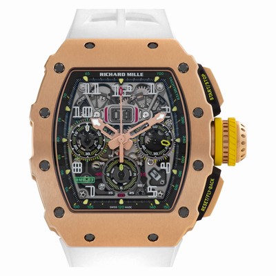 Richard Mille RM11-03 RG Flyback Chronograph Automatic Male 18k rose gold Replica Watches