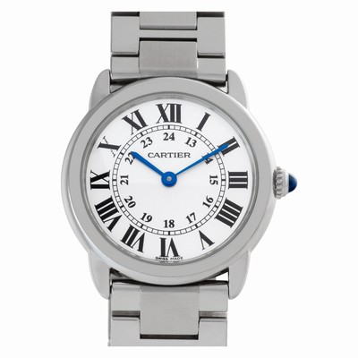 Cartier W6701004 Ronde Solo Quartz Female Stainless Steel Replica Watches