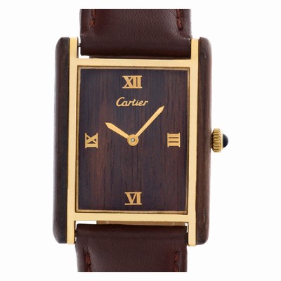 Cartier Cartier 1415 Tank Manual Unisex Gold Plate Replica Watches