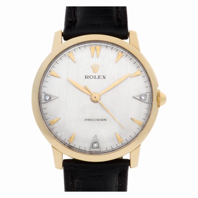 Rolex 17748 Precision Manual Unisex 14k yellow gold Replica Watches