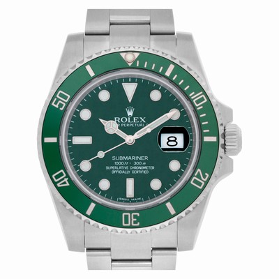 Rolex 116610LV Submariner Hulk Automatic Male Stainless Steel Replica Watches