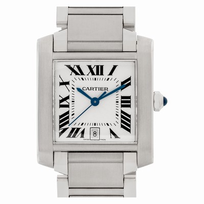 Cartier W51002Q3 Tank Francaise Automatic Unisex Stainless Steel Replica Watches