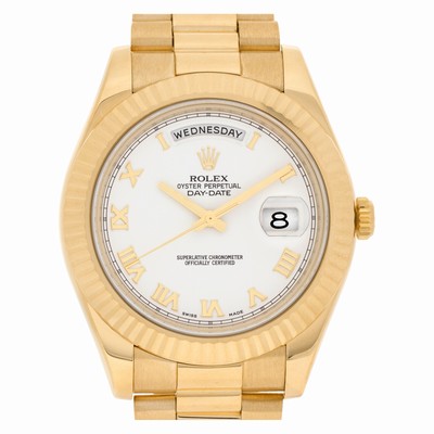 Rolex 218238 Day-Date II Automatic Male 18k Yellow Gold Replica Watches