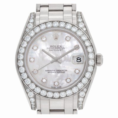Rolex 81159 Pearlmaster Automatic Unisex 18k White Gold Replica Watches