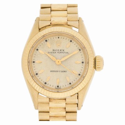 Rolex 6619 Oyster Perpetual Automatic Female 18k yellow gold Replica Watches