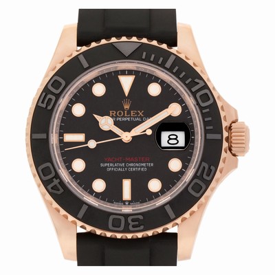 Rolex 126655 Yacht-Master Automatic Male 18k rose gold Replica Watches