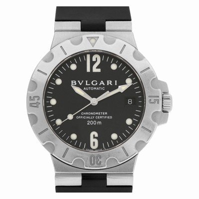 Bvlgari SD 38 S Diagono Acqua Scuba Automatic Male Stainless Steel Replica Watches