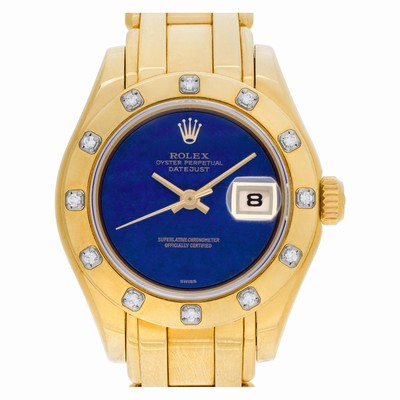 Rolex 69318 Pearlmaster Automatic Female 18k yellow gold Replica Watches