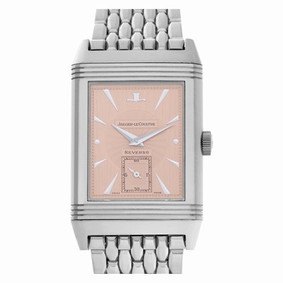 Jaeger LeCoultre 270.3.62 Reverso Manual Male 18k White Gold Replica Watches