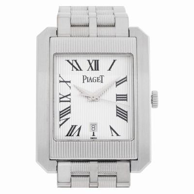 Piaget 26100 Protocol Automatic Male 18k White Gold Replica Watches