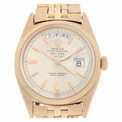 Rolex 1803 Day-Date Automatic Male 18k rose gold Replica Watches