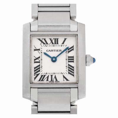 Cartier W51008q3 Tank Francaise Quartz Female Stainless Steel Replica Watches