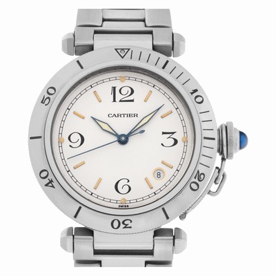 Cartier W3104H3 Pasha 38mm Automatic Male Stainless Steel Replica Watches