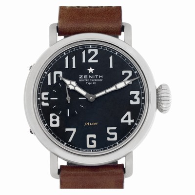 Zenith 03.1930.681/21.C723 Heritage Pilot Type 20 Automatic Male Stainless Steel Replica Watches
