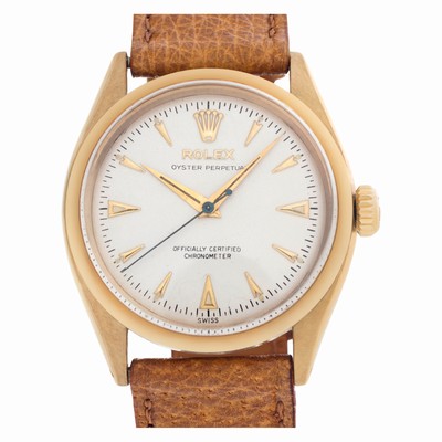 Rolex 6584 Oyster Perpetual Automatic Unisex 14k yellow gold Replica Watches
