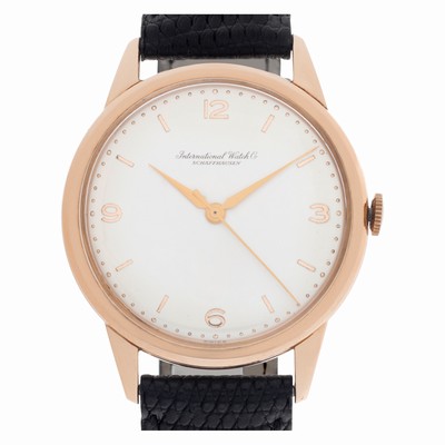 IWC R604 Classic Manual Male 18k rose gold Replica Watches