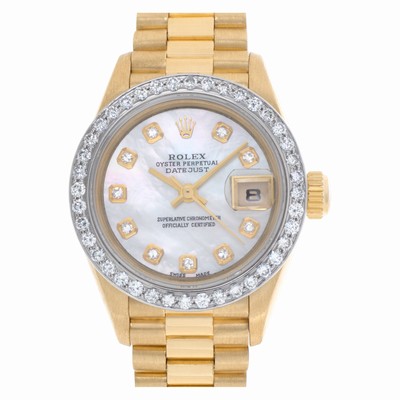 Rolex 69178 Datejust Automatic Female 18k yellow gold Replica Watches