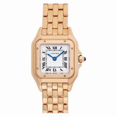 Cartier WGPN0008 Panthere Quartz Female 18k yellow gold Replica Watches