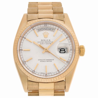 Rolex 18038 Day-Date Automatic Unisex 18k yellow gold Replica Watches