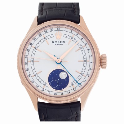 Rolex 50535 Cellini Automatic Male 18k rose gold Replica Watches