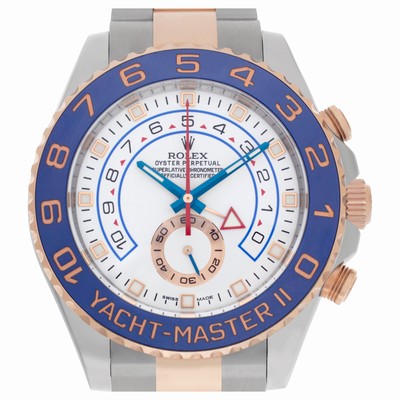 Rolex 116681 Yacht-Master II Automatic Male 18k rose gold & stainless steel Replica Watches