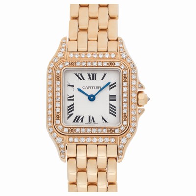 Cartier WF3072B9 Panthere Quartz Female 18k yellow gold Replica Watches