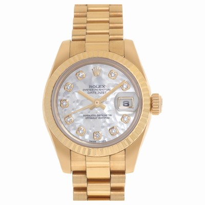 Rolex 179178 Datejust Automatic Female 18k yellow gold Replica Watches