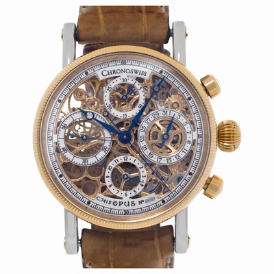 Chronoswiss CH 4433 Opus Automatic Male 18k gold & Stainless Steel Replica Watches