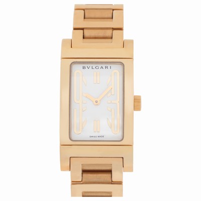 Bvlgari rt 39 g Rettangolo Quartz Female 18k yellow gold Replica Watches