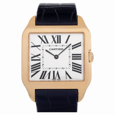 Cartier W2008751 Santos Dumont Manual Unisex 18k yellow gold Replica Watches
