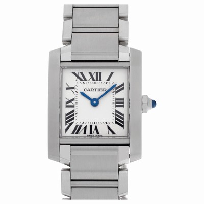 Cartier W51008Q3 Tank Francaise Quartz Female Stainless Steel Replica Watches