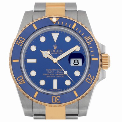 Rolex 116613 Submariner Automatic Male 18k gold & Stainless Steel Replica Watches