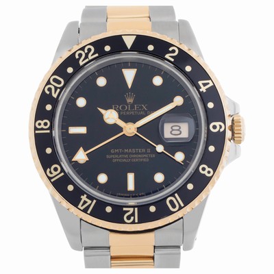 Rolex 16713 GMT-Master II Automatic Male 18k gold & Stainless Steel Replica Watches