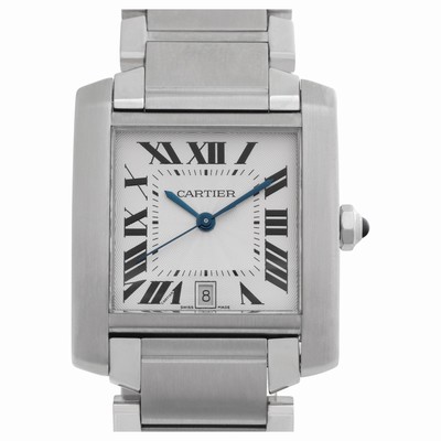 Cartier W51002Q3 Tank Francaise Automatic Unisex Stainless Steel Replica Watches