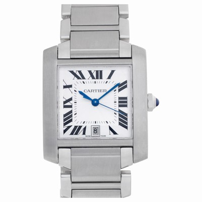 Cartier W51002Q3 Tank Francaise Automatic Unisex Stainless Steel Replica Watches