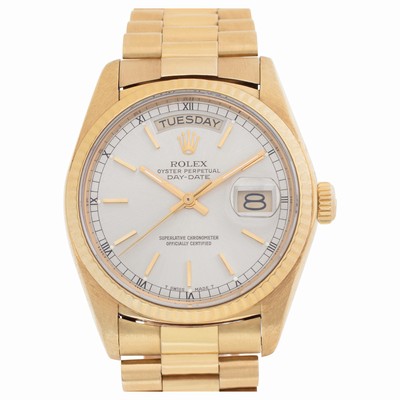 Rolex 18038 Day-Date Automatic Unisex 18k yellow gold Replica Watches